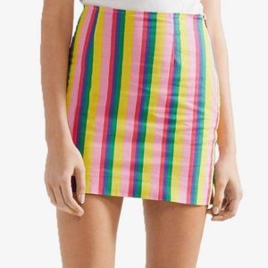 Staud panda mini skirt size 8 NWT